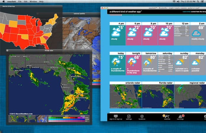 weather software for mac
